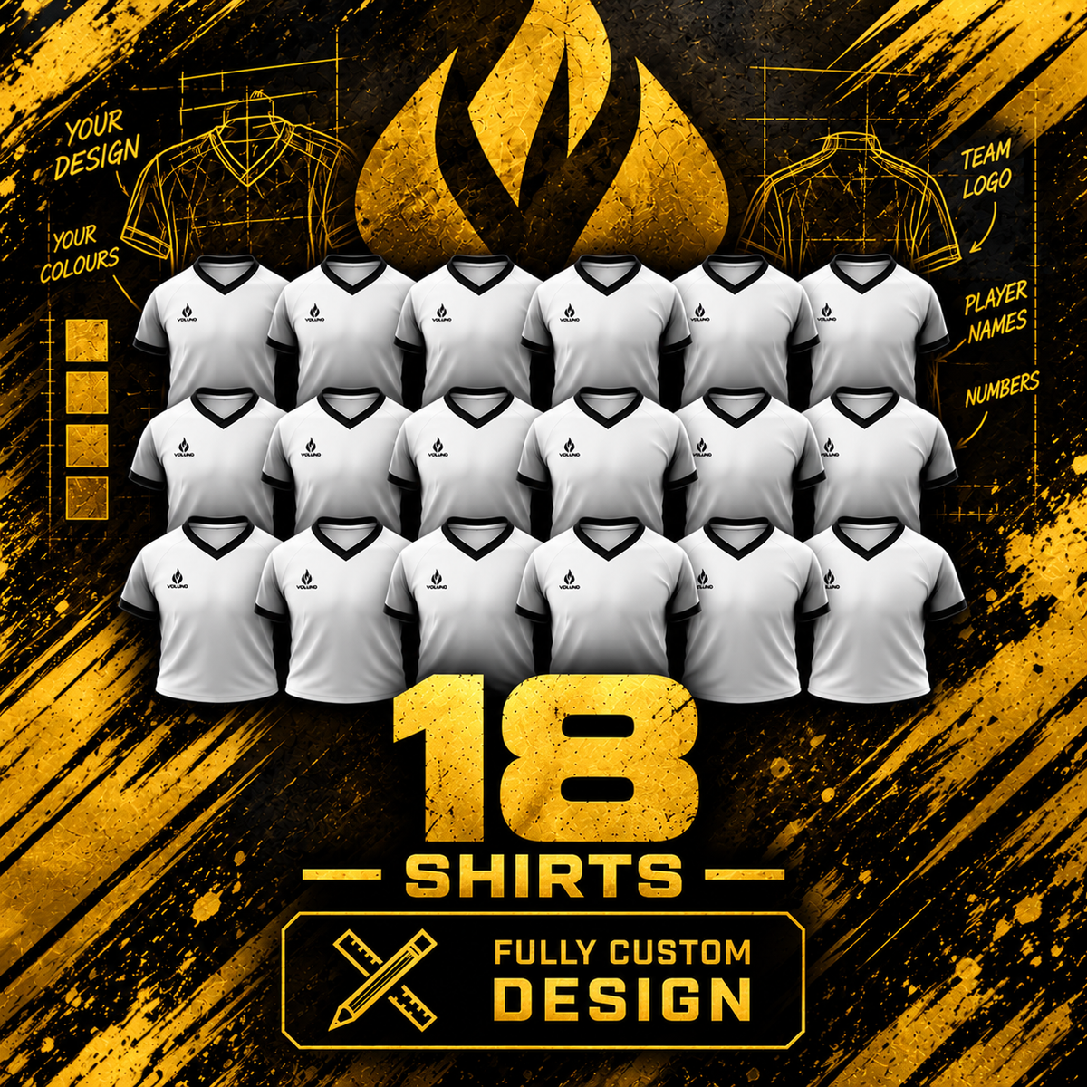 FULLY CUSTOM TEAM FRESH - EVERY DAY!